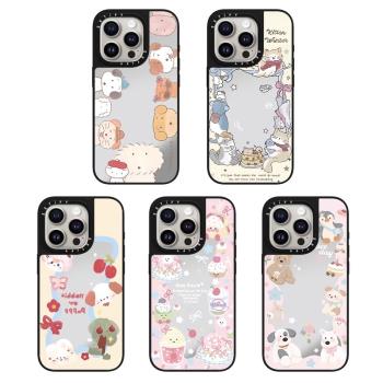 casetify手機殼美食家倒立玩耍貓咪magsafe磁吸適用iPhone蘋果16promax/16pro/15plus/14p/13p亞克力防摔鏡面