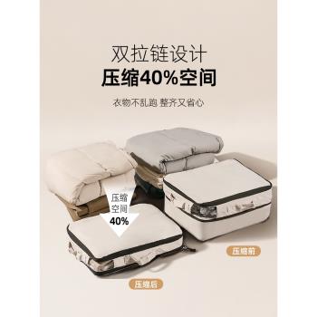 羽絨服收納袋冬季長款專用壓縮袋旅行便攜行李箱衣服整理收納神器