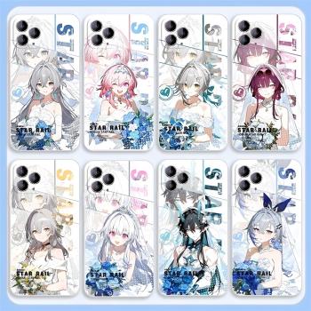 適用三星GALAXYS24手機殼GALAXY婚紗星穹鐵道S22ULTRA符玄卡芙卡S23+黑塔星S10/20+流螢直邊矽膠防摔保護套