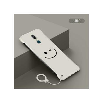 oppoa11x手機殼oppoa9x保護套超薄磨砂硬殼無邊框笑臉A11新品半包防摔男女手機套A9個性網紅保護殼