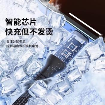 能適適用蘋果數據線13快充iPhone14充電線12pro手機充電器線XR車載xsmax閃充ipad平板8Plus加長2米7沖11通用6