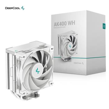 DeepCool 九州風神 AK400 WH CPU散熱器 白色 (單塔單風扇)