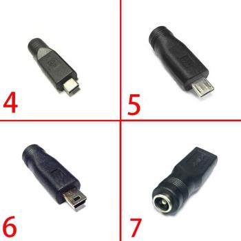 typec轉dc5.5*2.1圓頭轉接線安卓micro智慧手機充電線T型口轉換頭