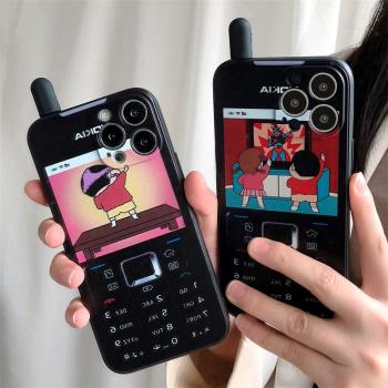 創意大哥大造型三星a32手機殼a22/a53軟殼a73/a72保護套a50/a70卡通可愛m53/33防摔a51/a71全包邊a13/a33情侶