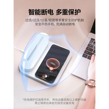 VFZ手機無線充電藍牙音響生日禮物音樂床頭燈臺燈小音箱創意禮品