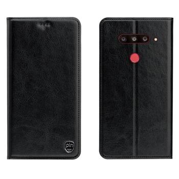 適配LG V40手機殼 V30/V20/V10真皮全包翻蓋防摔男女款保護套 瘋馬紋