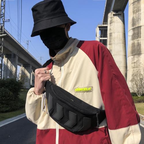 新款斜挎包男韓版單肩包ins百搭斜肩背包時尚潮流學生運動小包包