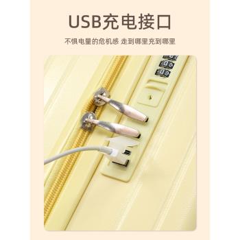 行李箱女2025新款拉桿箱可登機20寸18寸小型旅行密碼皮箱子免託運
