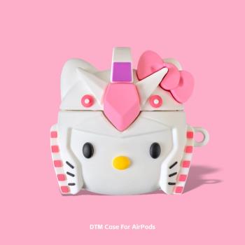 高達hellokitty適用蘋果airpods保護套4代降噪版pro二代三代airpodspro2無線藍牙耳機殼3代四代五代矽膠動漫