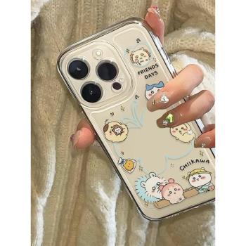 拍立得放照片適用蘋果16promax手機殼新款iphone16高階15pro吉伊13小八14卡通12可愛11矽膠8plus/x/xr女max套