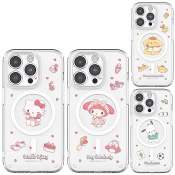 適用於蘋果16Promax三麗鷗庫洛米玉桂狗帕恰狗凱蒂貓手機殼iphone15磁吸14plus透明13pm保護套12布丁狗矽膠軟