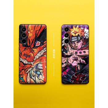 適用三星a55手機殼火影忍者Galaxya35保護套宇智波a25鳴人a15防摔a53動漫a51/a52二次元m54/m53磨砂m33軟矽膠