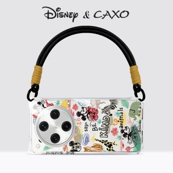 【Disney正版】適用oppofindx8手機殼透明新款斜挎揹包式oppo find x8pro全包防摔腕帶findx8ultra設計感米奇