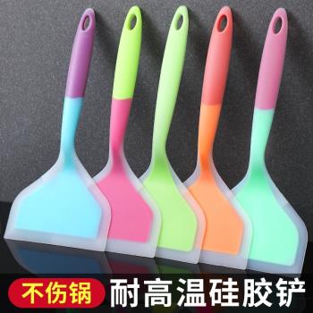 烙餅矽膠鏟耐高溫不粘鍋專用鏟子不傷鍋烘焙刮刀廚房家用炒菜鍋鏟