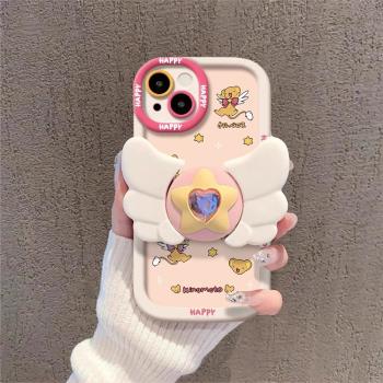 卡通百變小櫻適用三星s23ultra手機殼矽膠s24可愛s22+時尚男女s20fe創意動漫s21防摔a34a54a53新款全包note20