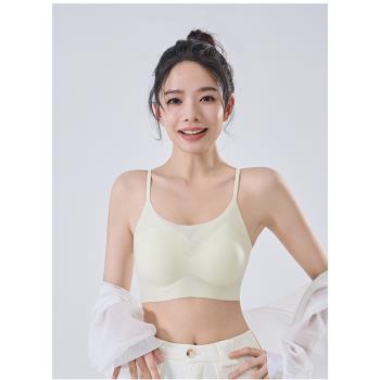 內衣女夏季輕薄透氣無痕裸感美背固定杯果凍軟支撐文胸7