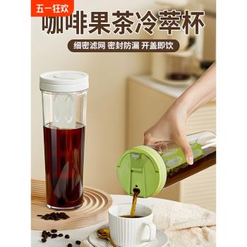 冷萃壺冷萃杯家用冷萃瓶冷泡果茶壺大容量冷水壺冰滴壺冷淬咖啡壺