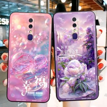 適用oppoa9手機殼pcat10超好看pcam10 紫色夢幻感。歐珀a9x防摔外殼pcem00保護套f11軟矽膠cph1911氣質少女心