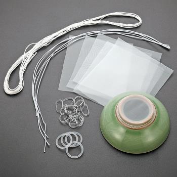 茶濾替換網布功夫茶具泡茶葉過濾器茶漏高密度隔渣零配件超細網紗