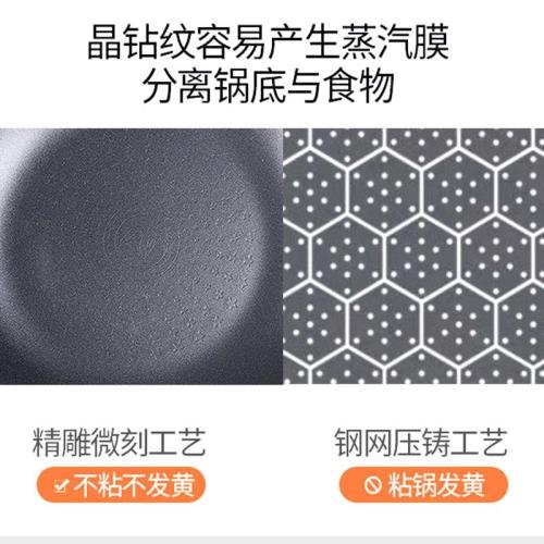 鍋具大勺大馬勺鍋炒瓢不粘鍋炒鍋燃氣電磁爐上用平底鐵鍋專用抄鍋