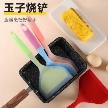 煎餅鏟不粘鍋電餅鍋鏟耐高溫矽膠鏟烙餅烘焙刮刀廚房家用炒菜鍋鏟