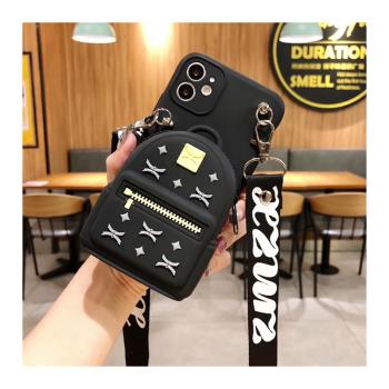 適用三星S21FE/S20fe零錢包手機殼S20+/note20ultra掛繩note10Pro