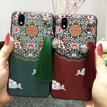 適用於LG K61腕帶殼掛繩保護套宮廷風流蘇系列手機殼手機支架TPU