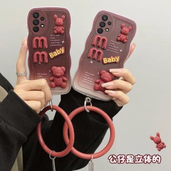 適用於三星A32 4G手機殼個性潮女galaxy a32 5g版立體漸變色samsung a32矽膠可愛女生sx a32海外版保護套a32