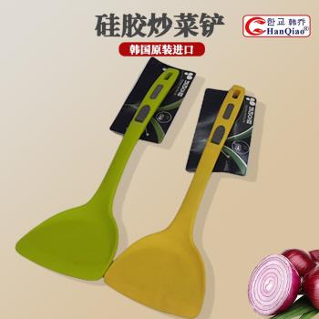 韓國進口炒菜矽膠內304不銹鋼耐高溫家用護鍋鏟不粘鍋專用鏟