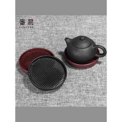 隔熱墊B1pq401-茶壺墊養壺墊壺承養壺盤紫砂壺墊隔熱防滑杯墊