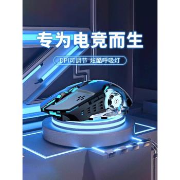 無線滑鼠藍牙靜音可充電女生辦公商務雙模滑鼠筆記本電腦ipad通用