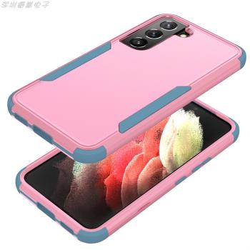適用三星s21Plus鎧甲機器人雙面防摔手機殼s21Ultra磨砂矽膠TPU套