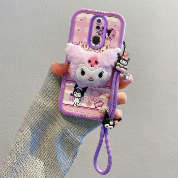 適用OPPOA9手機殼OpOPa9立體毛絨公仔PACM10矽膠卡通PCAM10軟套OPPOA9x女款0ppoa9x可愛全包防摔保護套