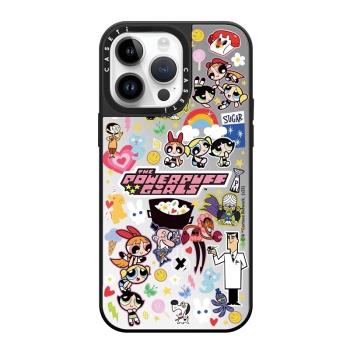 caseti手機殼聯名飛天小女警適用於iPhone16pro手機殼蘋果15磁吸magsafe14鏡面亞克力13可愛百搭12防摔百搭