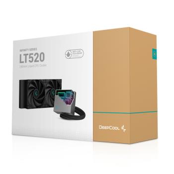 DeepCool 九州風神 LT520 黑色 240 一體式 水冷排 水冷散熱器