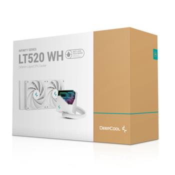 DeepCool 九州風神 LT520 WH 白色 240 一體式 水冷排 水冷散熱器