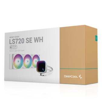 DeepCool 九州風神 LS720 SE WH 360 白色 ARGB 風扇 一體式 水冷排 水冷散熱器