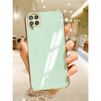 適用於三星A42 5G手機殼Samsung Galaxy A42 5G防摔軟殼SM-A426B保護套SM-A4260矽膠全包電鍍網紅情侶純外殼