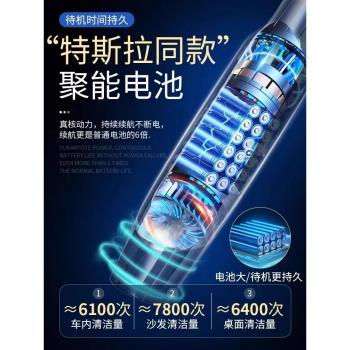 車載吸塵器汽車用大吸力家車兩用大功率車內專用小型無線充電手持