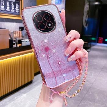 適用oppoA5手機殼oppo保護A5pro軟矽膠套5G全包防摔PKP110透明水鉆蒲公英軟外殼PKQ女oppop新款高檔時尚ins風