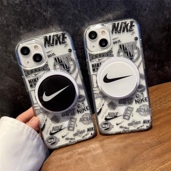 愛珀客適用於蘋果iPhone15promax手機殼創意個性運動風情侶磁吸支架13新款14promax亞克力12pro/11透明軟硬殼