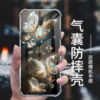 文藝花朵oppoa9x手機殼新款oppoa8透明保護套a9四角氣囊矽膠a5全包創意個性男女個性超薄高階感時尚外殼