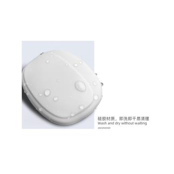 矽膠耳機收納包簡約便攜零錢包數據線收納盒有線耳機矽膠磁吸便攜小巧果凍色可愛收納袋緩沖防摔小型物品收納