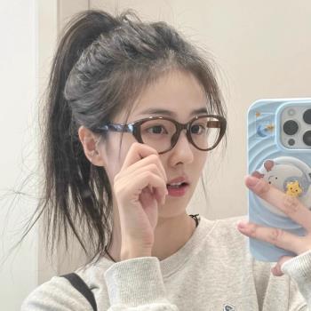 eyekey 白鹿同款暈染月亮旋轉星星磁吸支架適用蘋果15手機殼iphone16promax新款12網紅超火13情侶14pro保護套