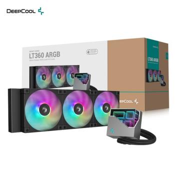 DeepCool 九州風神 LT360 ARGB 黑色 360 一體式 水冷排 水冷散熱器 磁吸定位/5代水泵