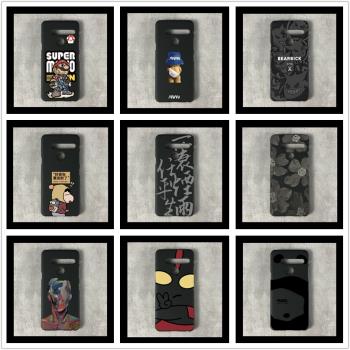 日韓潮牌新款適用LG G8手機殼lg g7磨砂超薄G6半包硬殼G5超薄V40簡約V50保護殼5g版V30男女創意限量版個性