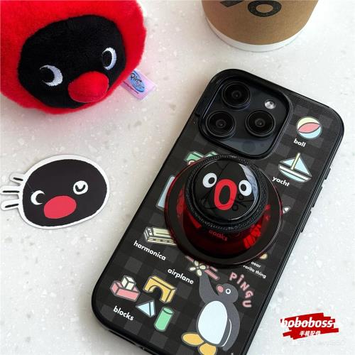 泡泡幸運企鵝MagSafe磁吸防摔手機殼適用于蘋果iPhone16/15/14/13/Pro Max/Plus/手機保護殼