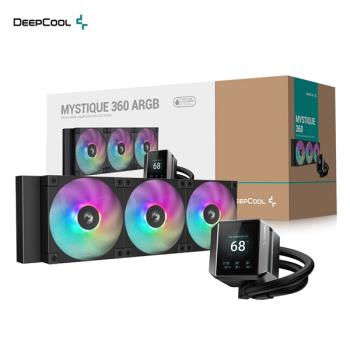 DeepCool 九州風神 MYSTIQUE 360 ARGB 黑色 一體式 水冷排 水冷散熱器 數位顯示/5代水泵