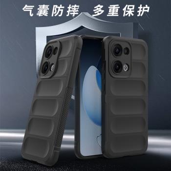 oppoReno13手機殼新款液態矽膠軟殼磨砂加厚氣囊保護套全包防摔reno13pro外殼磨砂簡約男女款ins風網紅高級感