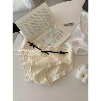性感新款2025內褲女純棉抗菌女生中低腰無痕蕾絲小仙女禁慾系三角